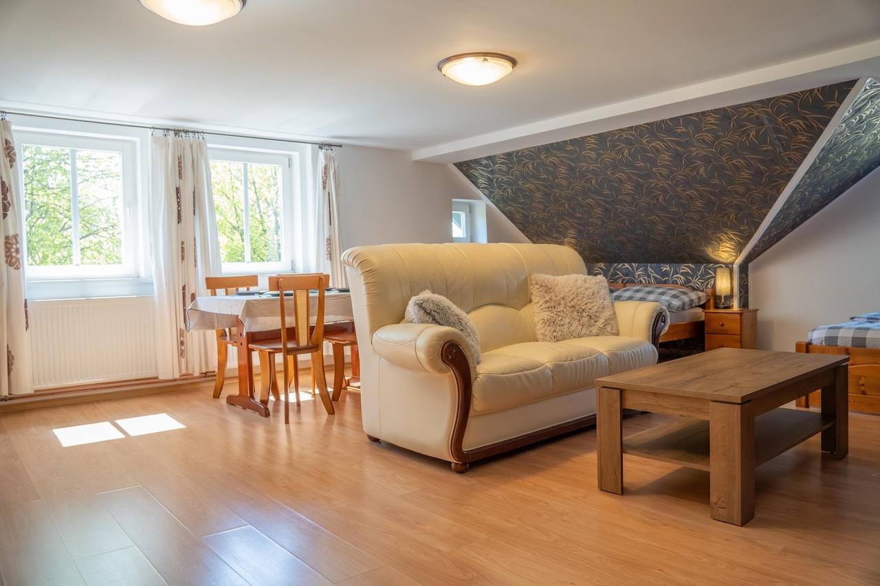 Apartmán s obývací částí